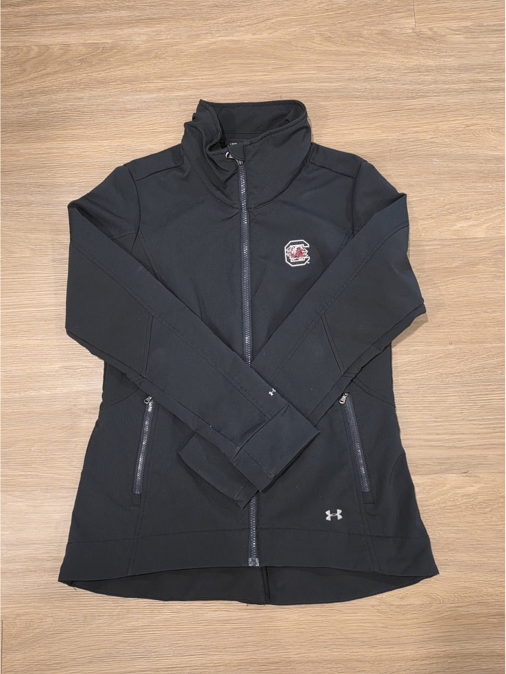 Under Armour Storm Womens Medium South Carolina Gamecocks Softshell Jacket Black